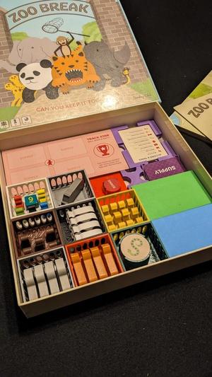 Zoo Break Game Insert