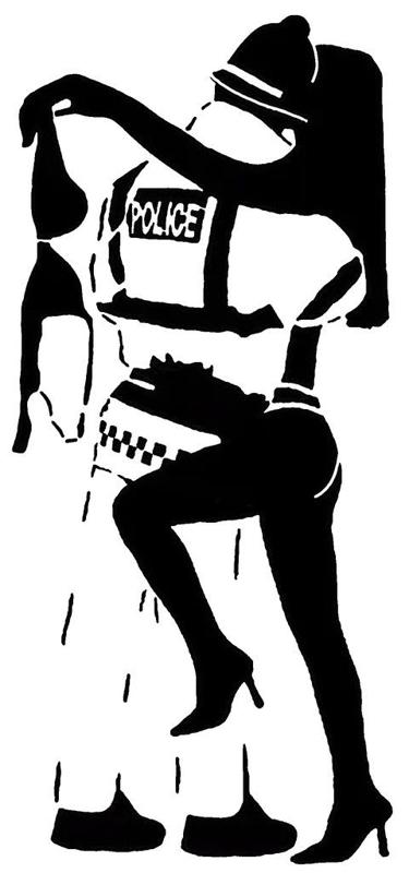 Officer and Mistress stencil