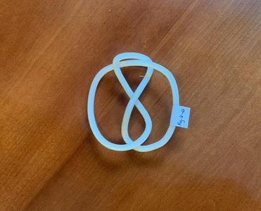 Figure 8 knot is achiral