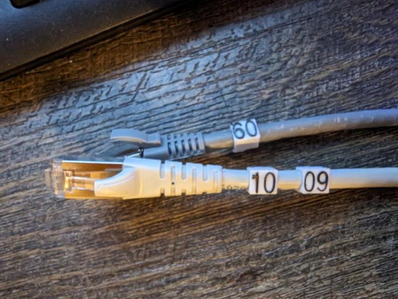 cat6 cable clip number marker