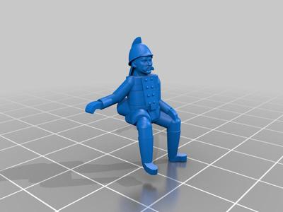 Matchbox-LLedo fire brigade fireman