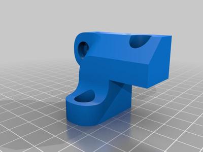 Ender 5 Crossbar Relocator with M3 Holes