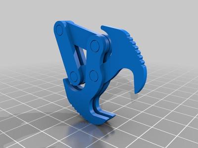 Folding Gravity Grappling Hook Keyring