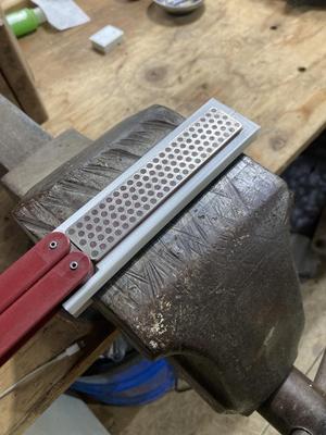 DMT Diaford Diamond Sharpener Vice Block - Handles