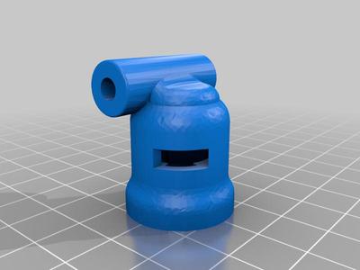 Roca WC seat hinge + block clip hole remix (soporte tapa inodoro - vater)