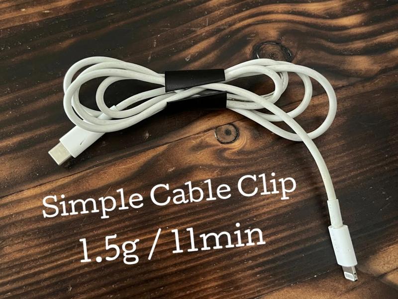 Simple Cable Clip