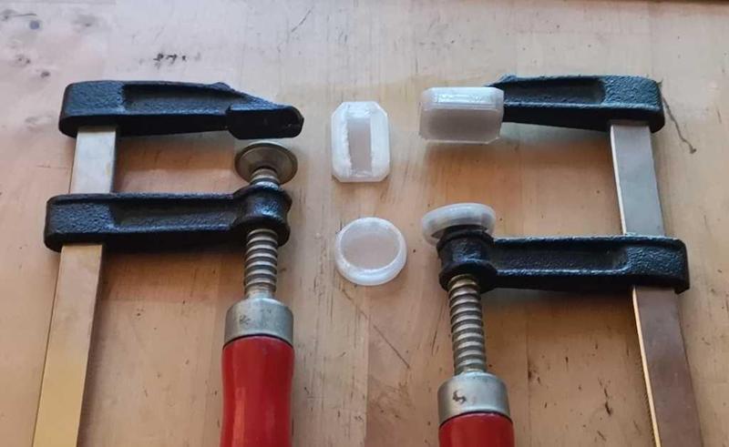 TPU New Clamp Cover Pads - Ersatz Schoner / Auflage für Schraubzwinge TPU