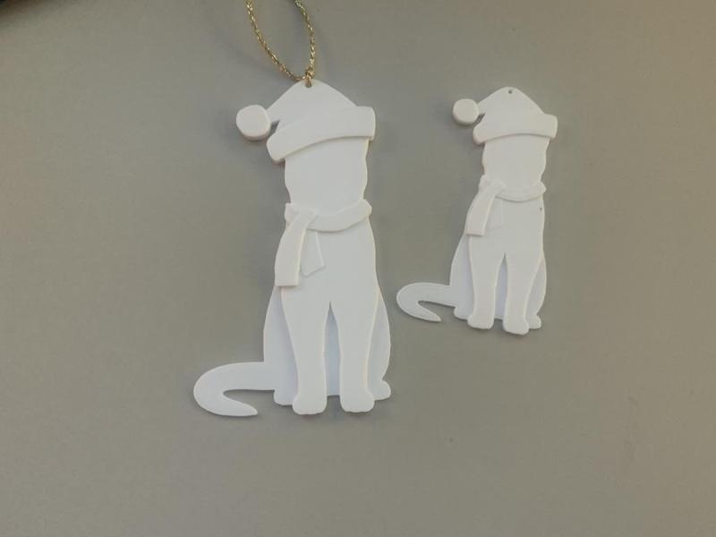 Christmas Cat Tree Ornament