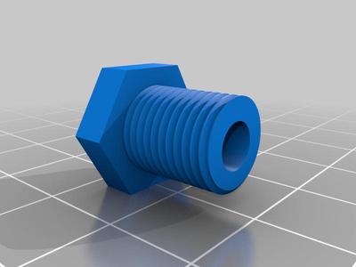 M10 x 1 11mm bolt with hole