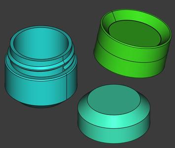 YASRC Yet Another Small Round Container with FreeCAD file v2