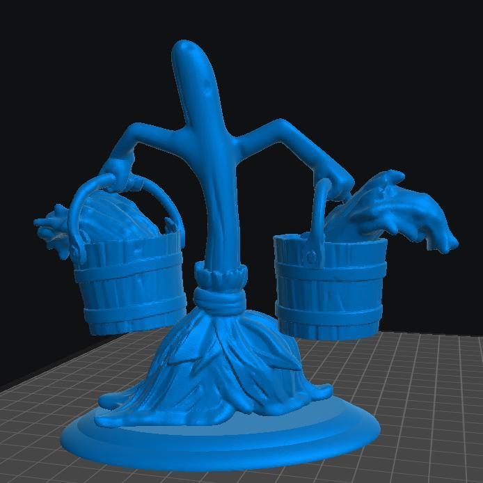 mickey fantasia Yen Sid tower broom