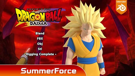 Goku Super Saiyan 3 - Dragonball Daima