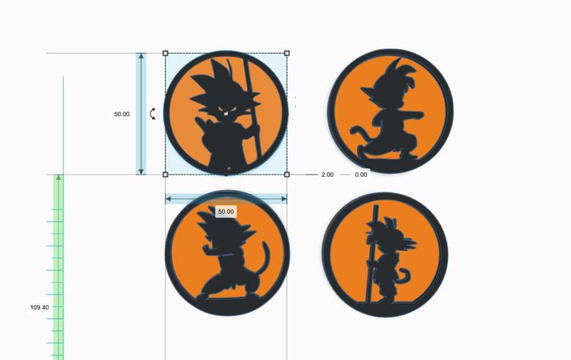 DRAGON BALL KEY RING