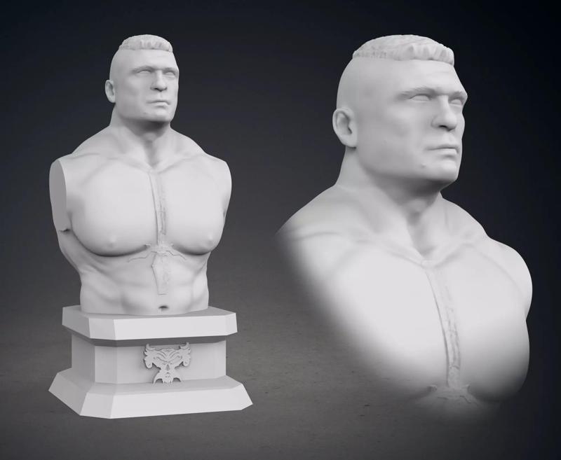 Brock Lesnar Bust - Classic Version