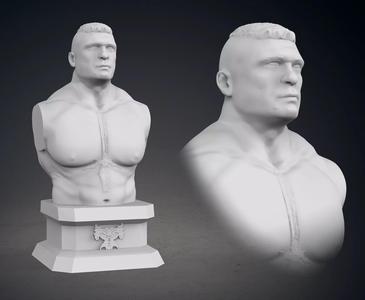 Brock Lesnar Bust - Classic Version