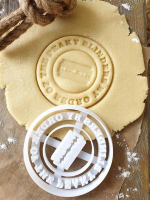 Peaky Blinders Cookie Cutter - "By Order" Classic Cookie Round