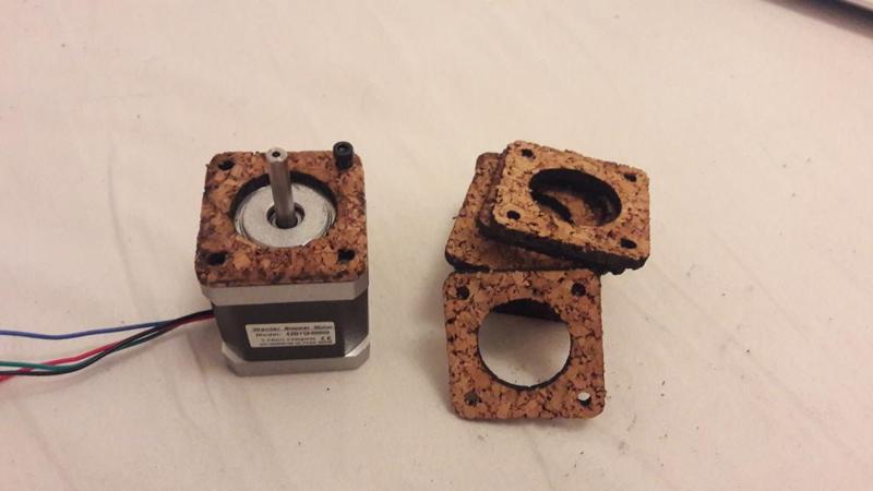 Cork NEMA 17 dampers [LaserCut]