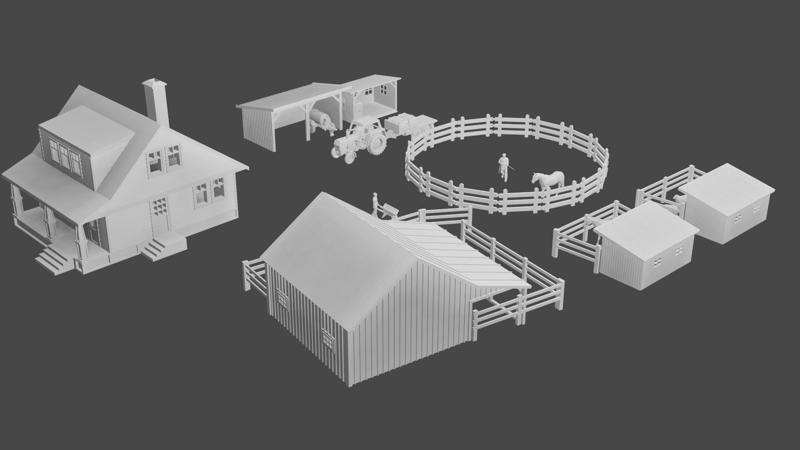 n scale diorama rook