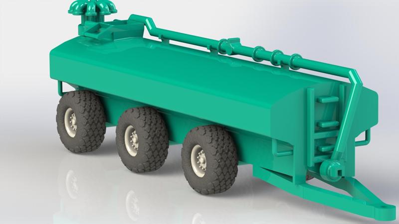 GEA farm houle manure high detailed model miniature.