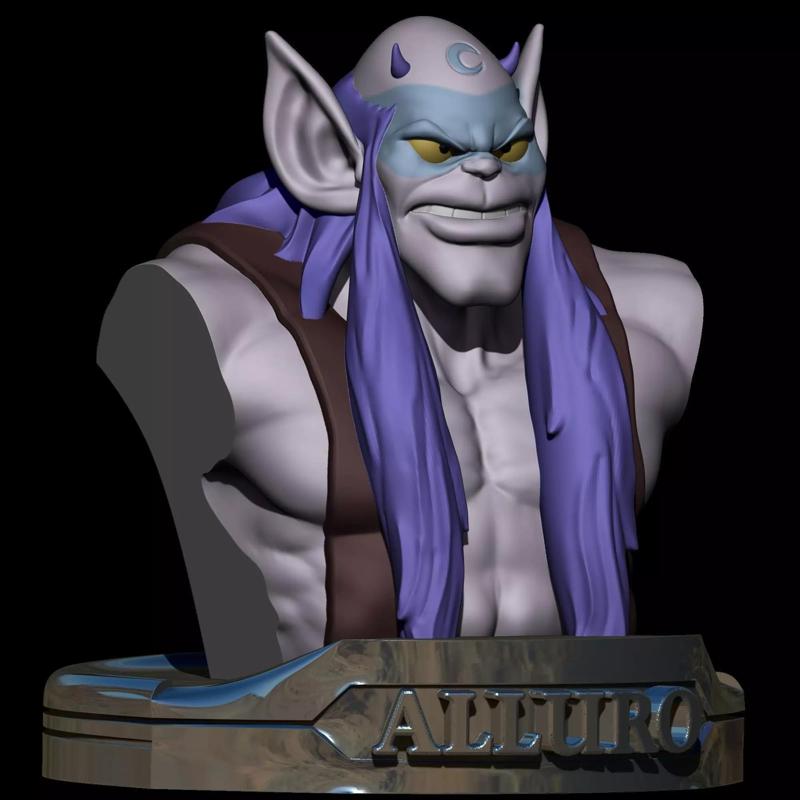 Bust Alluro Lunatacs Thundercats collectibles stl files