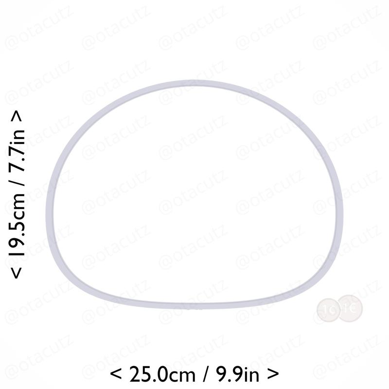 Mochi Cookie Cutter 9.5in / 24.1cm