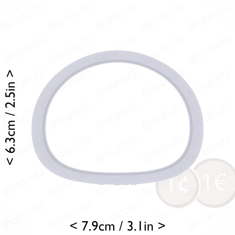 Mochi Cookie Cutter 2.75in / 7cm