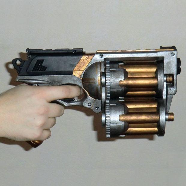 Tri Barrel 18 shot Nerf Maverick cylinder mod