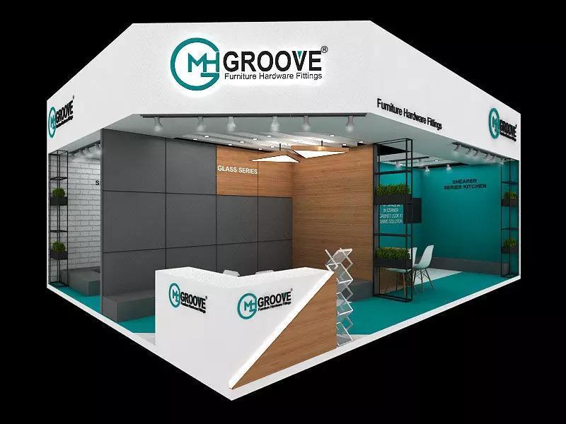 9mtr x 7mtr two side open exhibition stand