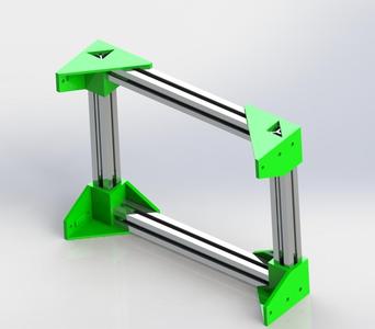 Corner Bracket 90 degree for 2020 Aluminium Extrusion Profile
