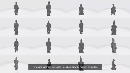 Terracotta Warriors Collection Pack 3D model