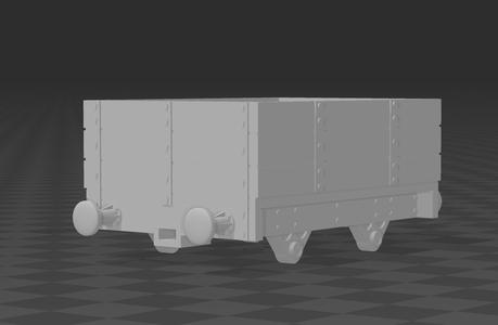 HO/OO TTTE Short Wheelbase Clay Truck V1 NEM