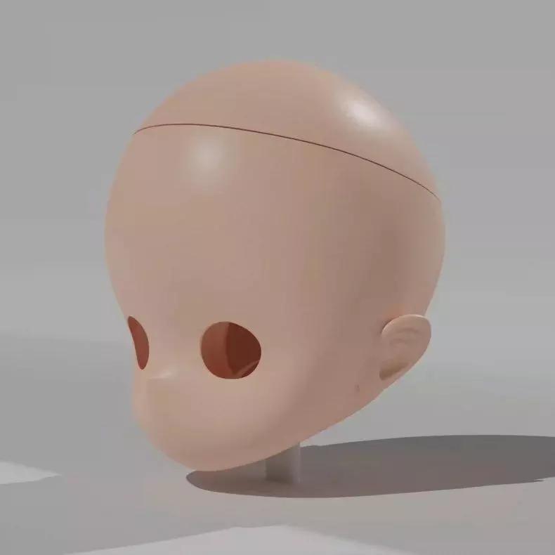 BJD Baby Head Model