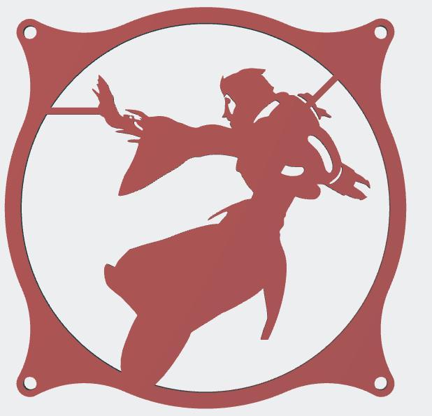 Overwatch Stadium Moira 120mm Fan Cover