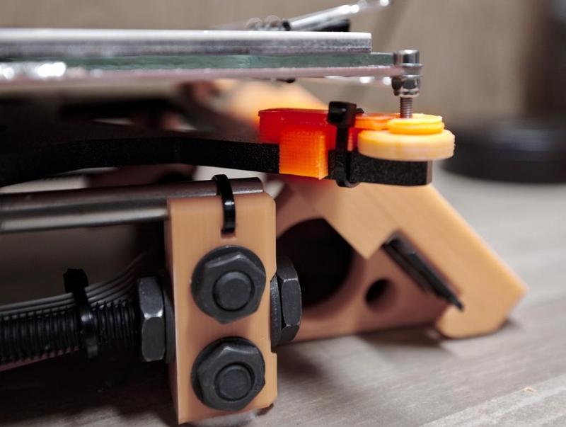 Original Prusa I3 mk1 bed holder easy adjustment