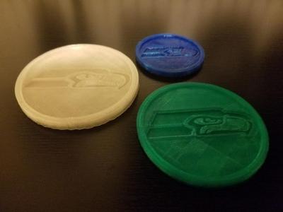 Seahawks Coaster (Generated)