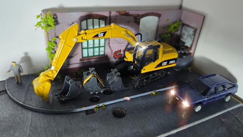 1/87 - HO Scale - Excavator Buckets Europallets Cargo Train