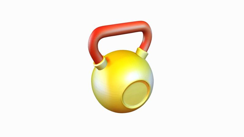kettlebell keychain