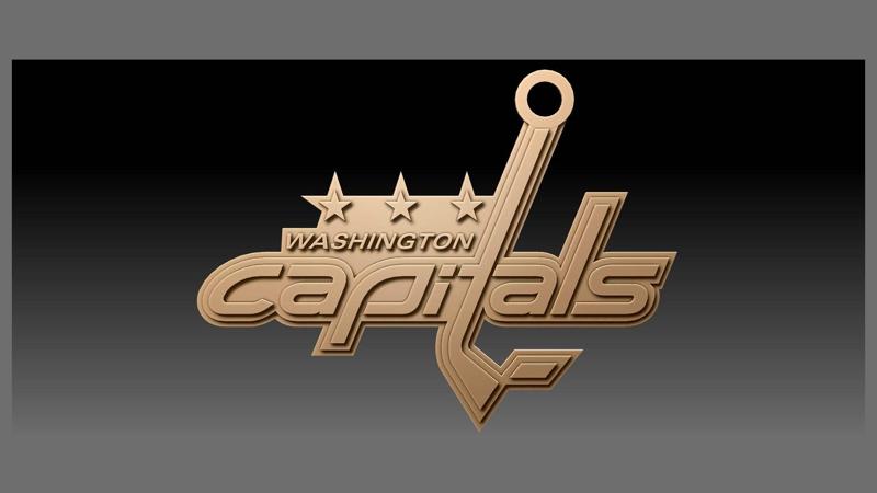 NHL washington capitals keychan shield color printable