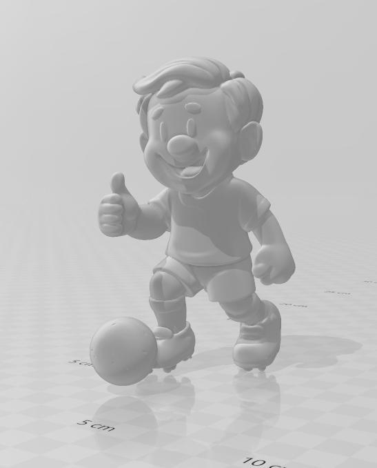 Obragol Cartoon-style AMLO sports version for 3D printing