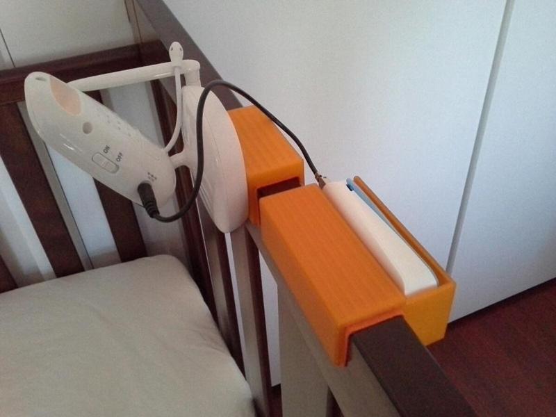 Oricom SC710 Baby Monitor Cot Mounting.