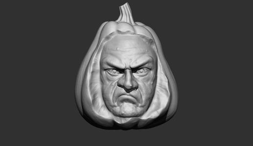 carving pumpkin for halloween