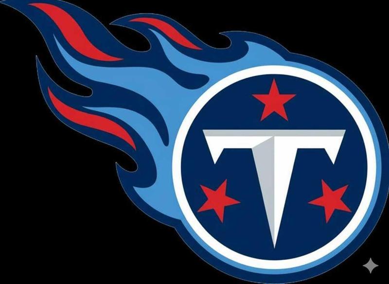 Titans NFL Logo - 3D American Football Shield