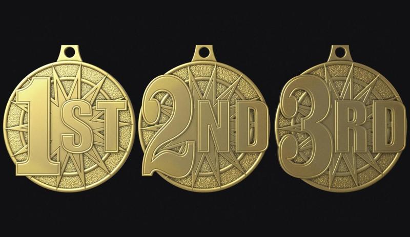 Award Medal 1st, 2nd, 3rd