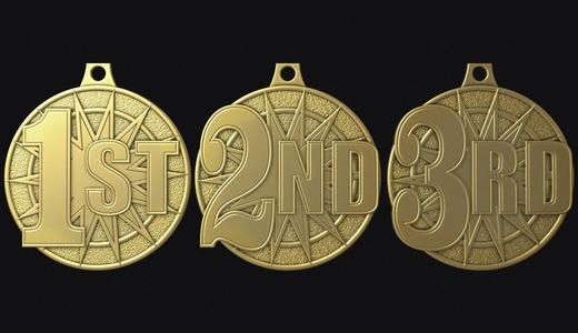 Award Medal 1st, 2nd, 3rd
