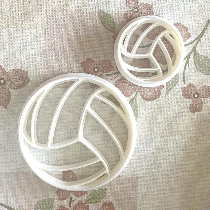 Volleyball ball cookie cutter, imprint, volleyball,ball cookie cutter, cutter, sports, sport, ball, volleyball