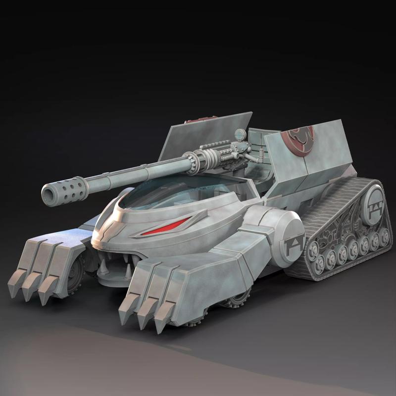 Thundertank Thundercats colectibles STL files 3d printig