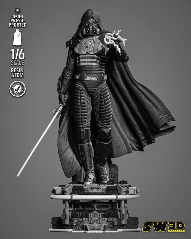 STAR WARS Darth Malgus Sculpture 3D