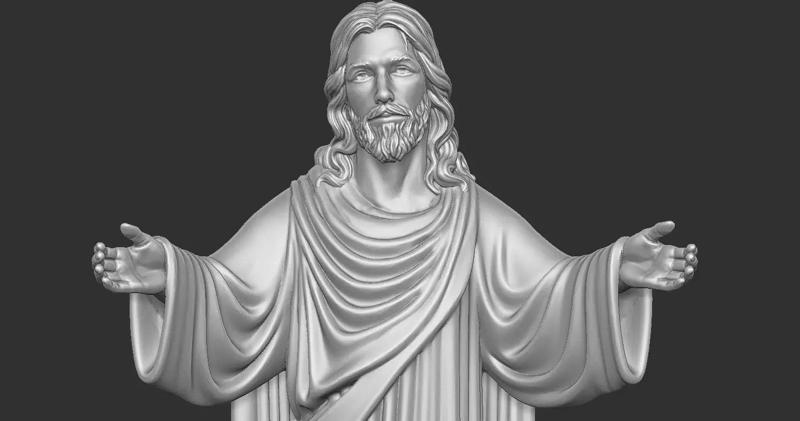 Statue of Jesus Christ Risen Mercy Protection