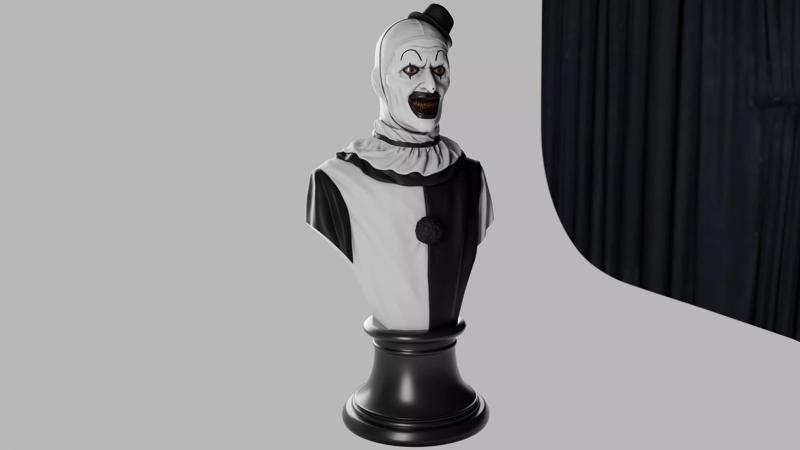 Terrifier Art The Clown Bust Sculptures