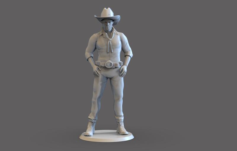 Cowboy Sculpture